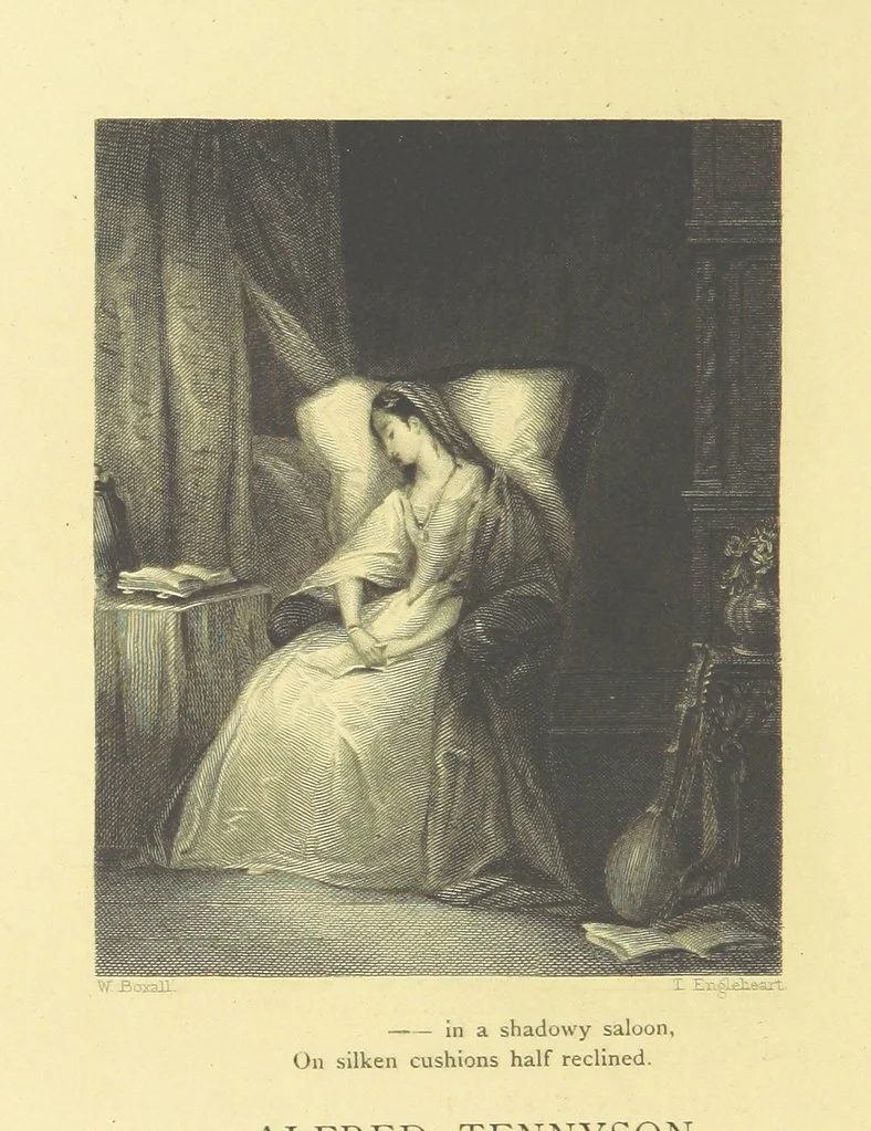 An illustration from Golden Leaves from the Works of the Poets and Painters. Edited by R. Bell, 1872, leaf 392