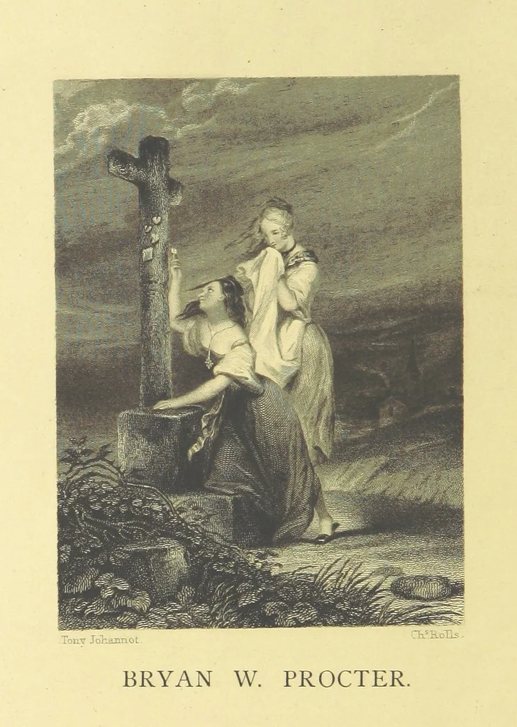 An illustration from Golden Leaves from the Works of the Poets and Painters. Edited by R. Bell, 1872, leaf 402