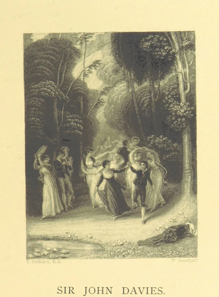 An illustration from Golden Leaves from the Works of the Poets and Painters. Edited by R. Bell, 1872, leaf 45