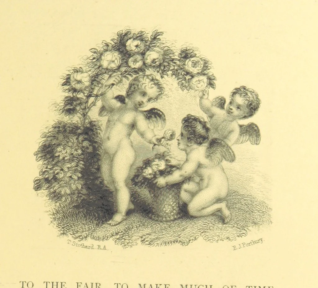 An illustration from Golden Leaves from the Works of the Poets and Painters. Edited by R. Bell, 1872, leaf 63