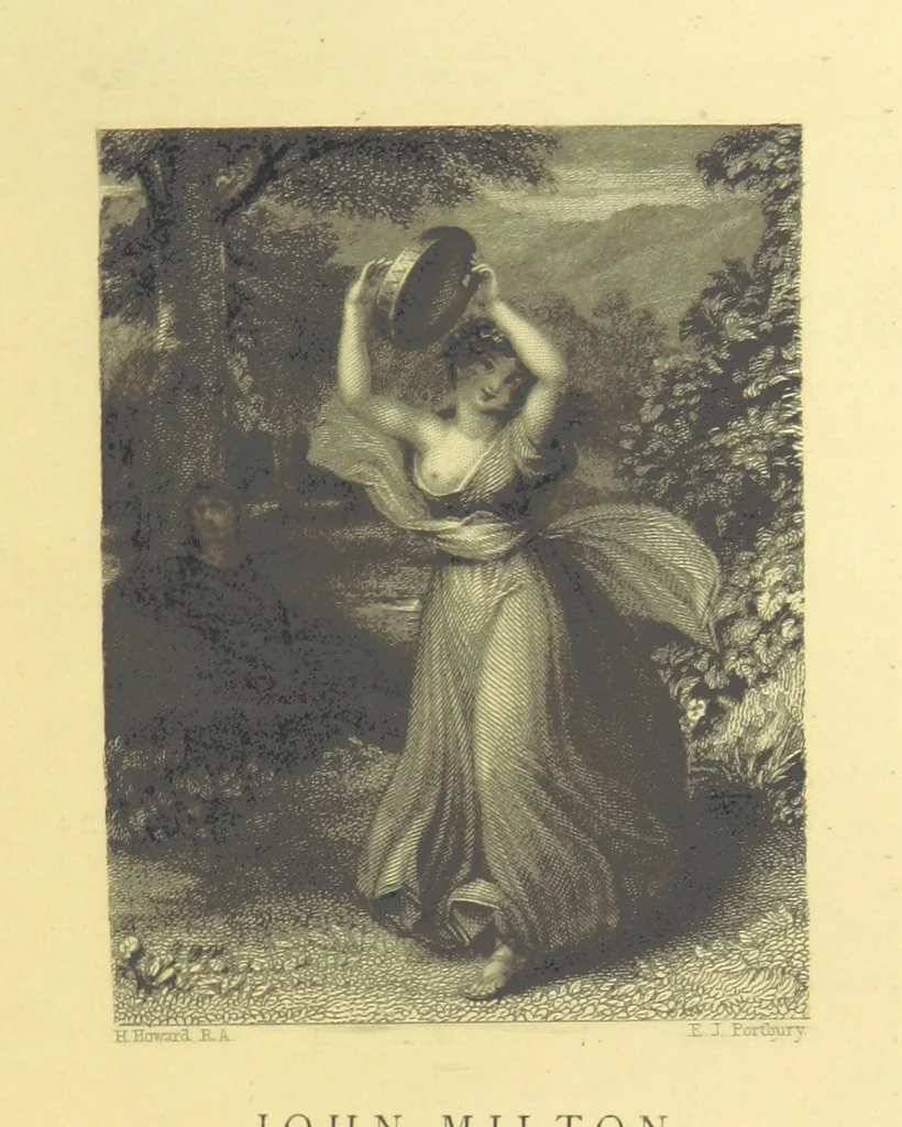 An illustration from Golden Leaves from the Works of the Poets and Painters. Edited by R. Bell, 1872, leaf 73