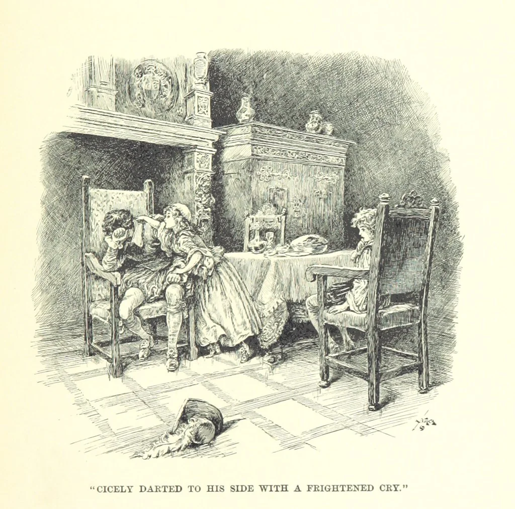 An illustration from Master Skylark. A story of Shakspere's time ... Illustrations by R. B. Birch, 1897, leaf 163