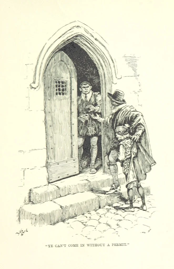 An illustration from Master Skylark. A story of Shakspere's time ... Illustrations by R. B. Birch, 1897, leaf 317