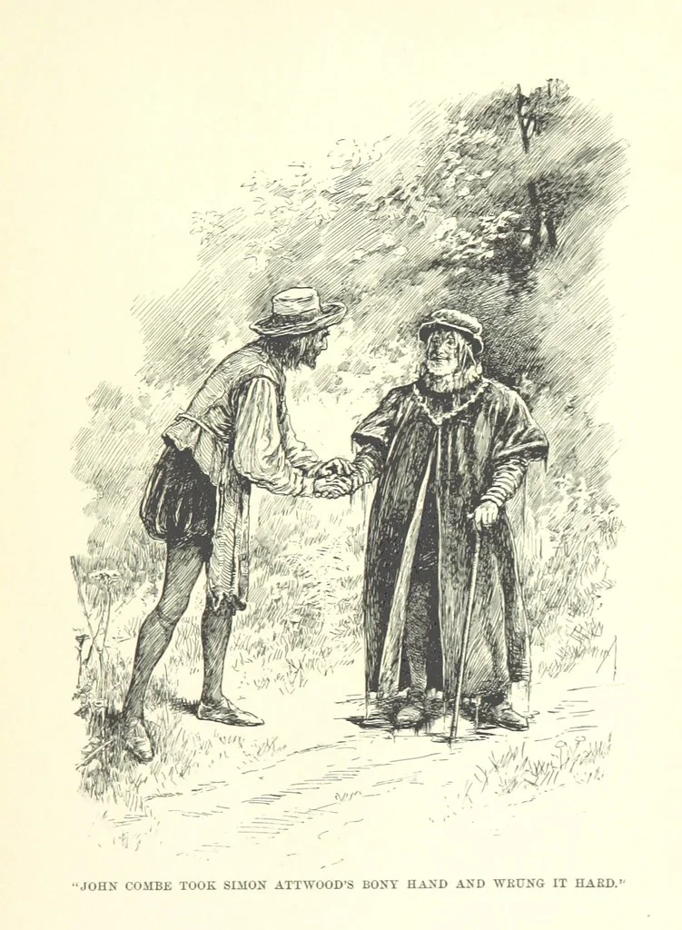 An illustration from Master Skylark. A story of Shakspere's time ... Illustrations by R. B. Birch, 1897, leaf 385