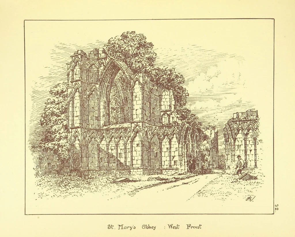 An illustration from Picturesque York. [With illustrations, 1886, leaf 101