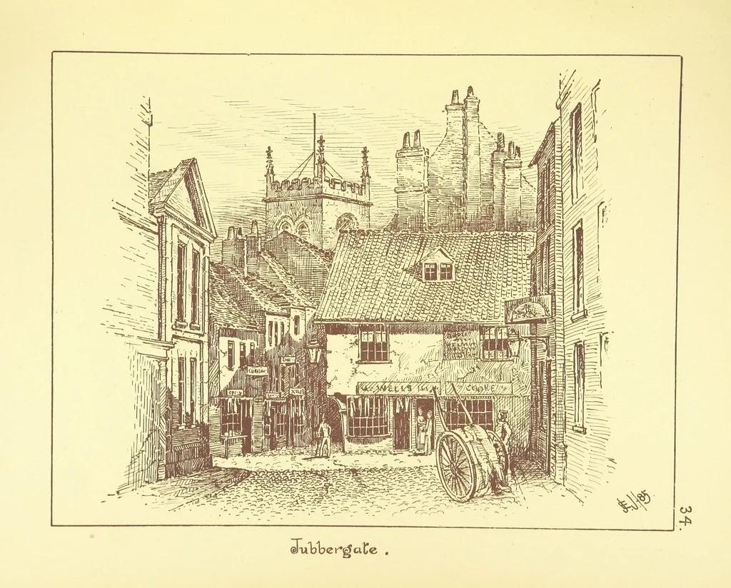 An illustration from Picturesque York. [With illustrations, 1886, leaf 105