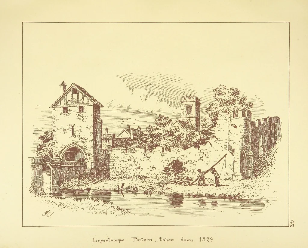 An illustration from Picturesque York. [With illustrations, 1886, leaf 131