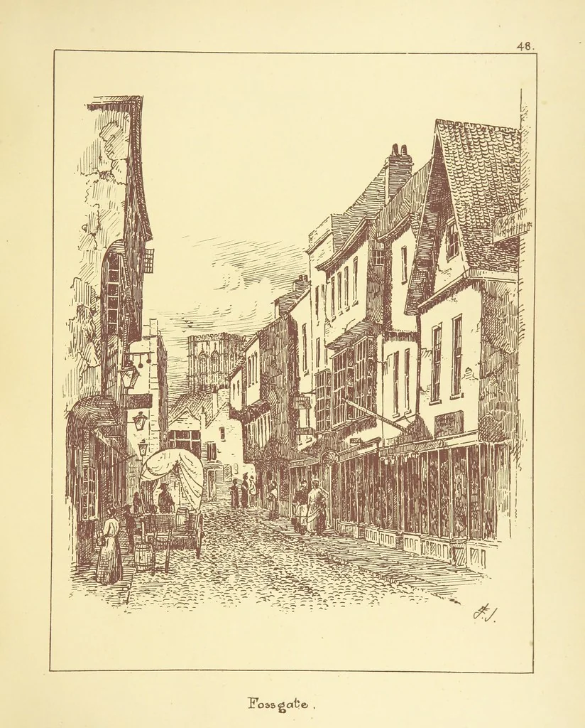 An illustration from Picturesque York. [With illustrations, 1886, leaf 133