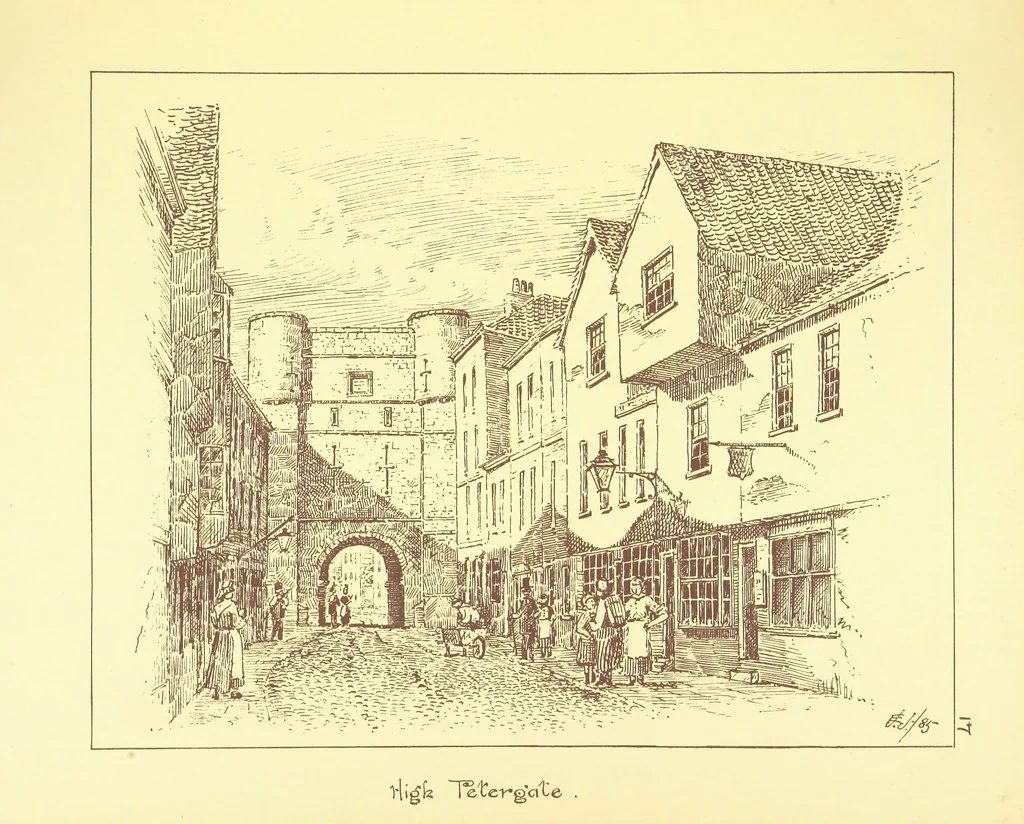 An illustration from Picturesque York. [With illustrations, 1886, leaf 71
