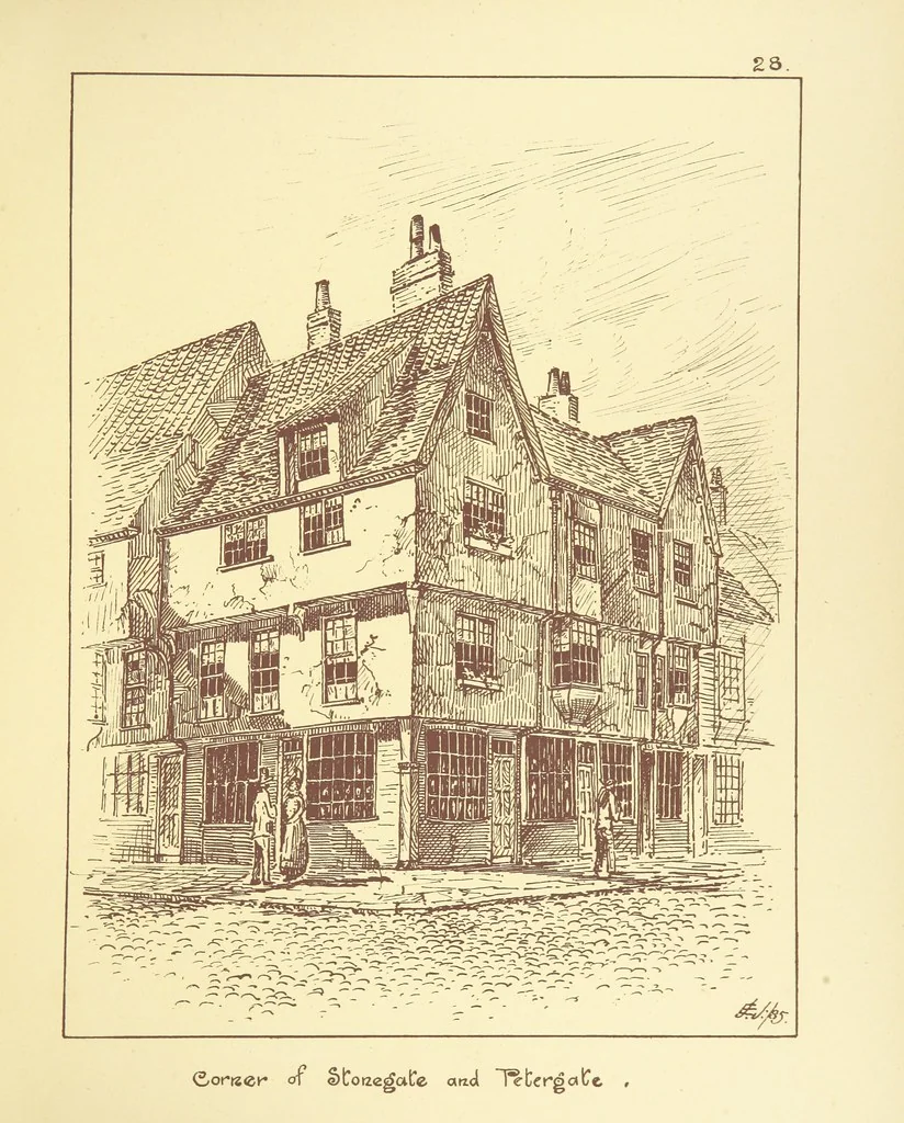 An illustration from Picturesque York. [With illustrations, 1886, leaf 93
