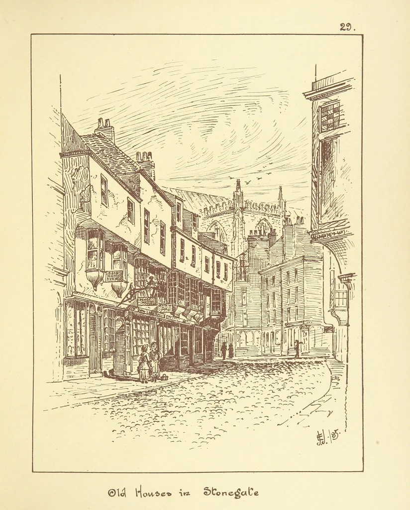 An illustration from Picturesque York. [With illustrations, 1886, leaf 95