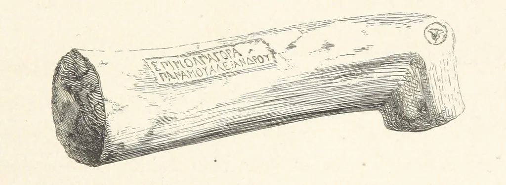 An illustration from Die Insel Rhodus, aus eigener Anschauung und nach den vorhandenen Quellen historisch, geographisch, archäologisch, malerisch beschrieben und durch Originalradirungen und Holzschnitte nach eigenen Naturstudien und Zeichnungen illustrirt. F.P, 1862, leaf 107