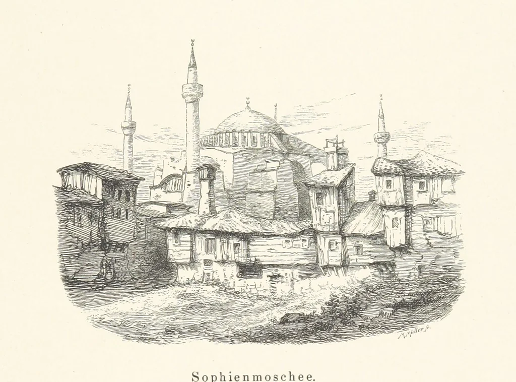 An illustration from Die Insel Rhodus, aus eigener Anschauung und nach den vorhandenen Quellen historisch, geographisch, archäologisch, malerisch beschrieben und durch Originalradirungen und Holzschnitte nach eigenen Naturstudien und Zeichnungen illustrirt. F.P, 1862, leaf 133