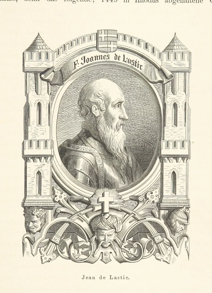 An illustration from Die Insel Rhodus, aus eigener Anschauung und nach den vorhandenen Quellen historisch, geographisch, archäologisch, malerisch beschrieben und durch Originalradirungen und Holzschnitte nach eigenen Naturstudien und Zeichnungen illustrirt. F.P, 1862, leaf 201