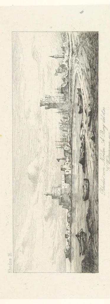 An illustration from Die Insel Rhodus, aus eigener Anschauung und nach den vorhandenen Quellen historisch, geographisch, archäologisch, malerisch beschrieben und durch Originalradirungen und Holzschnitte nach eigenen Naturstudien und Zeichnungen illustrirt. F.P, 1862, leaf 227