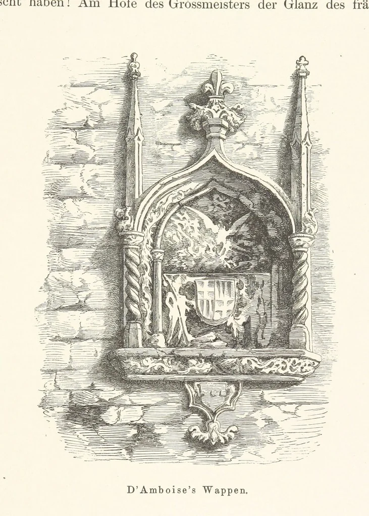 An illustration from Die Insel Rhodus, aus eigener Anschauung und nach den vorhandenen Quellen historisch, geographisch, archäologisch, malerisch beschrieben und durch Originalradirungen und Holzschnitte nach eigenen Naturstudien und Zeichnungen illustrirt. F.P, 1862, leaf 283