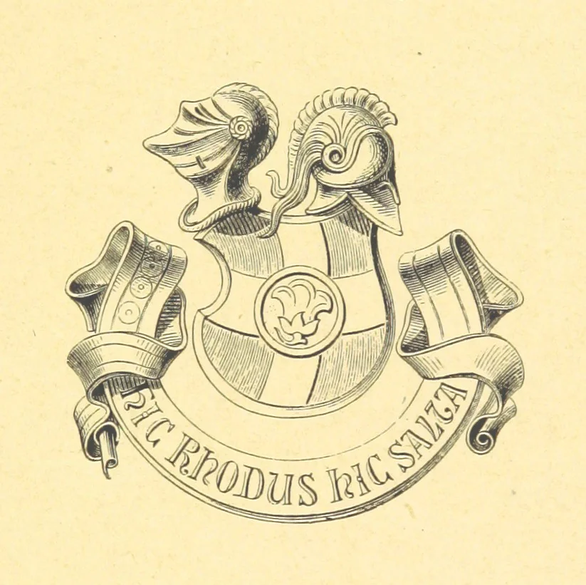 An illustration from Die Insel Rhodus, aus eigener Anschauung und nach den vorhandenen Quellen historisch, geographisch, archäologisch, malerisch beschrieben und durch Originalradirungen und Holzschnitte nach eigenen Naturstudien und Zeichnungen illustrirt. F.P, 1862, leaf 293