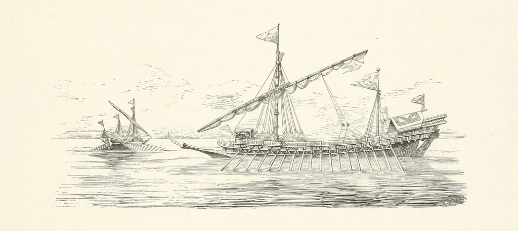 An illustration from Die Insel Rhodus, aus eigener Anschauung und nach den vorhandenen Quellen historisch, geographisch, archäologisch, malerisch beschrieben und durch Originalradirungen und Holzschnitte nach eigenen Naturstudien und Zeichnungen illustrirt. F.P, 1862, leaf 307