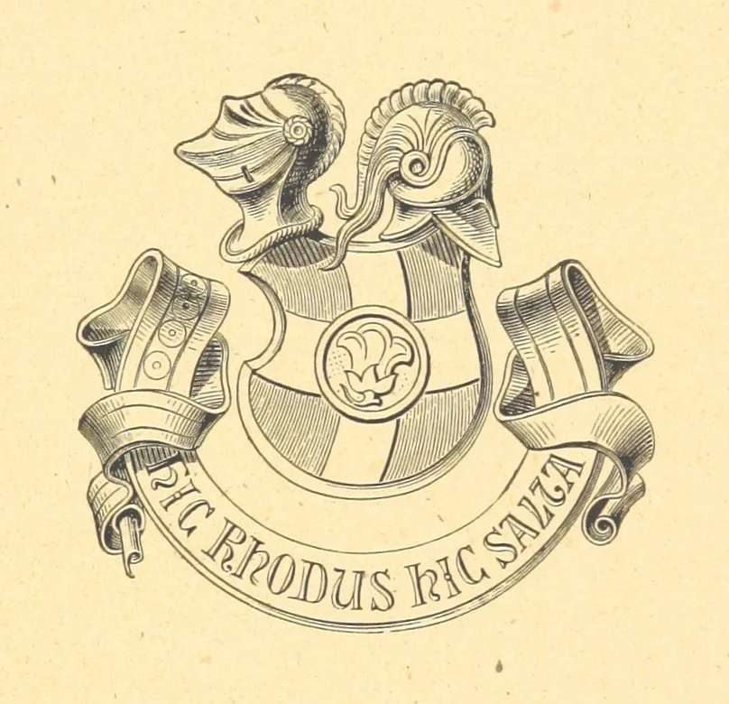 An illustration from Die Insel Rhodus, aus eigener Anschauung und nach den vorhandenen Quellen historisch, geographisch, archäologisch, malerisch beschrieben und durch Originalradirungen und Holzschnitte nach eigenen Naturstudien und Zeichnungen illustrirt. F.P, 1862, leaf 315
