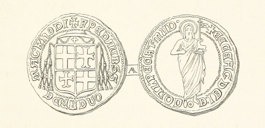 An illustration from Die Insel Rhodus, aus eigener Anschauung und nach den vorhandenen Quellen historisch, geographisch, archäologisch, malerisch beschrieben und durch Originalradirungen und Holzschnitte nach eigenen Naturstudien und Zeichnungen illustrirt. F.P, 1862, leaf 337
