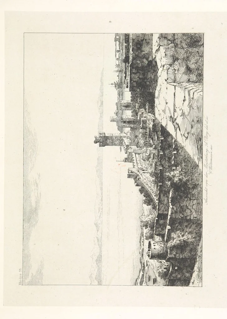 An illustration from Die Insel Rhodus, aus eigener Anschauung und nach den vorhandenen Quellen historisch, geographisch, archäologisch, malerisch beschrieben und durch Originalradirungen und Holzschnitte nach eigenen Naturstudien und Zeichnungen illustrirt. F.P, 1862, leaf 353