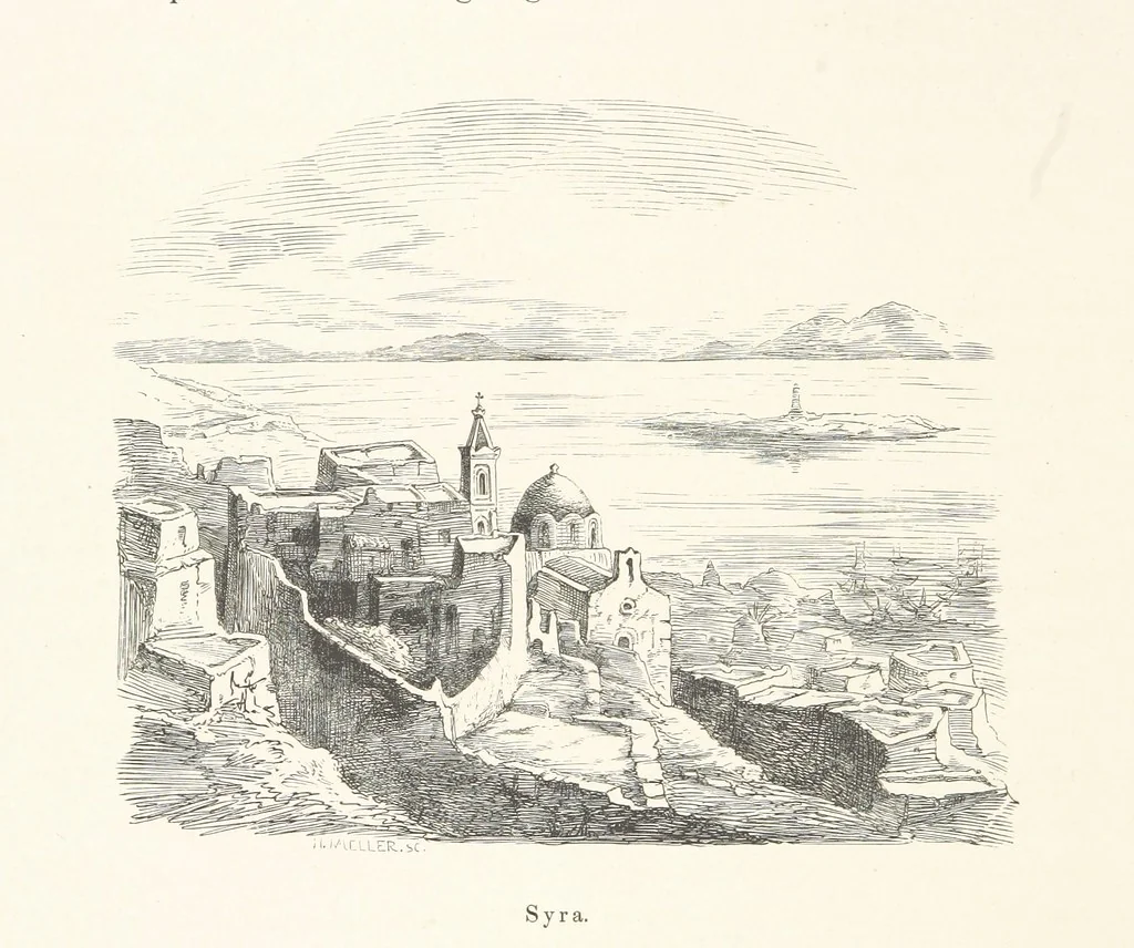 An illustration from Die Insel Rhodus, aus eigener Anschauung und nach den vorhandenen Quellen historisch, geographisch, archäologisch, malerisch beschrieben und durch Originalradirungen und Holzschnitte nach eigenen Naturstudien und Zeichnungen illustrirt. F.P, 1862, leaf 378