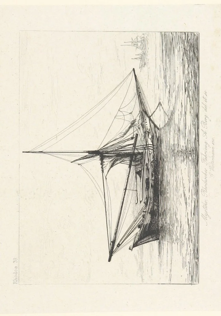 An illustration from Die Insel Rhodus, aus eigener Anschauung und nach den vorhandenen Quellen historisch, geographisch, archäologisch, malerisch beschrieben und durch Originalradirungen und Holzschnitte nach eigenen Naturstudien und Zeichnungen illustrirt. F.P, 1862, leaf 413