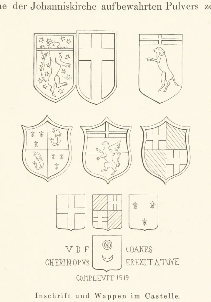 An illustration from Die Insel Rhodus, aus eigener Anschauung und nach den vorhandenen Quellen historisch, geographisch, archäologisch, malerisch beschrieben und durch Originalradirungen und Holzschnitte nach eigenen Naturstudien und Zeichnungen illustrirt. F.P, 1862, leaf 429