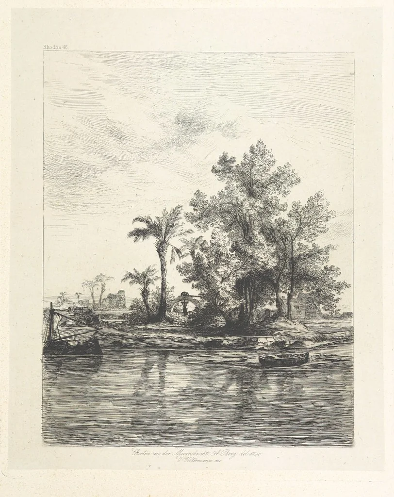 An illustration from Die Insel Rhodus, aus eigener Anschauung und nach den vorhandenen Quellen historisch, geographisch, archäologisch, malerisch beschrieben und durch Originalradirungen und Holzschnitte nach eigenen Naturstudien und Zeichnungen illustrirt. F.P, 1862, leaf 457