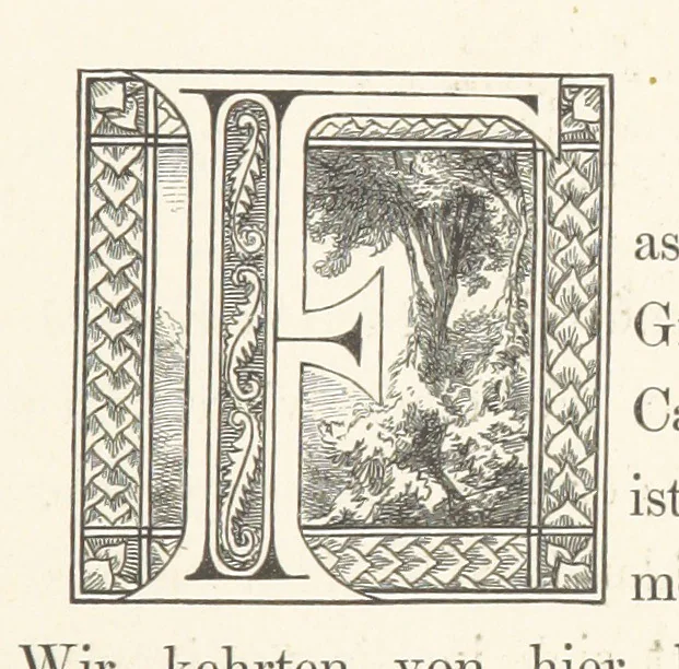 An illustration from Die Insel Rhodus, aus eigener Anschauung und nach den vorhandenen Quellen historisch, geographisch, archäologisch, malerisch beschrieben und durch Originalradirungen und Holzschnitte nach eigenen Naturstudien und Zeichnungen illustrirt. F.P, 1862, leaf 525