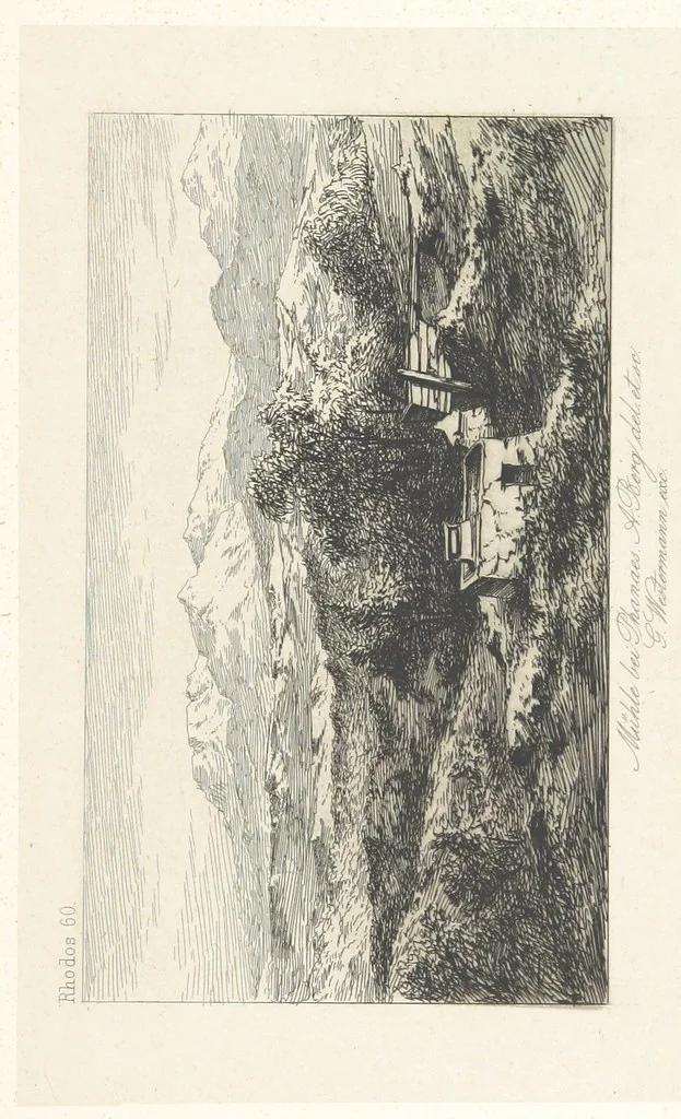 An illustration from Die Insel Rhodus, aus eigener Anschauung und nach den vorhandenen Quellen historisch, geographisch, archäologisch, malerisch beschrieben und durch Originalradirungen und Holzschnitte nach eigenen Naturstudien und Zeichnungen illustrirt. F.P, 1862, leaf 529