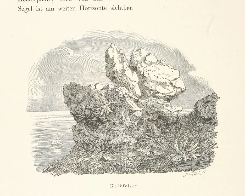An illustration from Die Insel Rhodus, aus eigener Anschauung und nach den vorhandenen Quellen historisch, geographisch, archäologisch, malerisch beschrieben und durch Originalradirungen und Holzschnitte nach eigenen Naturstudien und Zeichnungen illustrirt. F.P, 1862, leaf 552