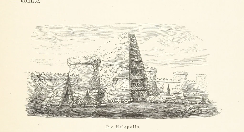 An illustration from Die Insel Rhodus, aus eigener Anschauung und nach den vorhandenen Quellen historisch, geographisch, archäologisch, malerisch beschrieben und durch Originalradirungen und Holzschnitte nach eigenen Naturstudien und Zeichnungen illustrirt. F.P, 1862, leaf 77