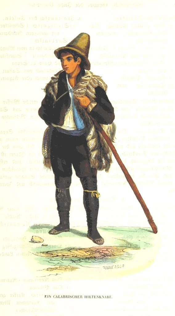 An illustration from Die Völker des Erdballs nach ihrer Abstammung und Verwandtschaft, und ihren Eigenthümlichkeiten in Regierungsform, Religion, Sitte und Tracht ... Mit ... colorirten Abbildungen, 1845, leaf 1025