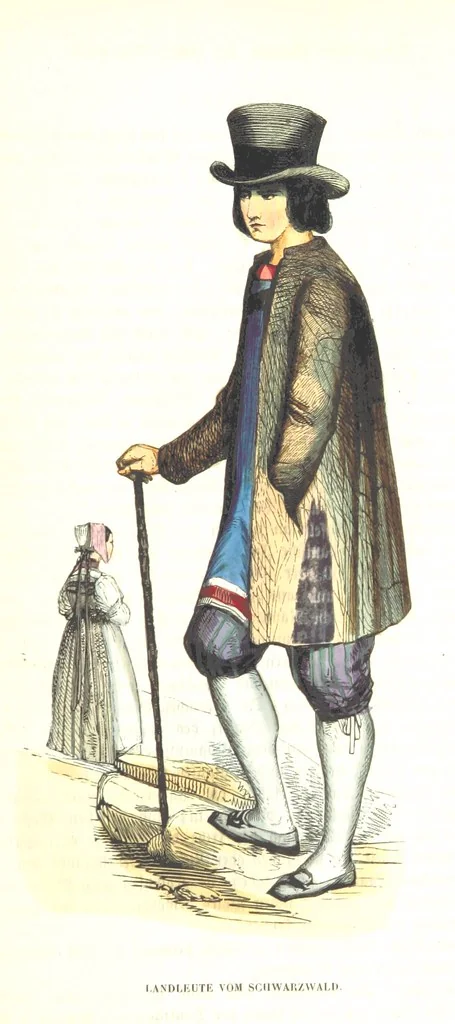 An illustration from Die Völker des Erdballs nach ihrer Abstammung und Verwandtschaft, und ihren Eigenthümlichkeiten in Regierungsform, Religion, Sitte und Tracht ... Mit ... colorirten Abbildungen, 1845, leaf 1059