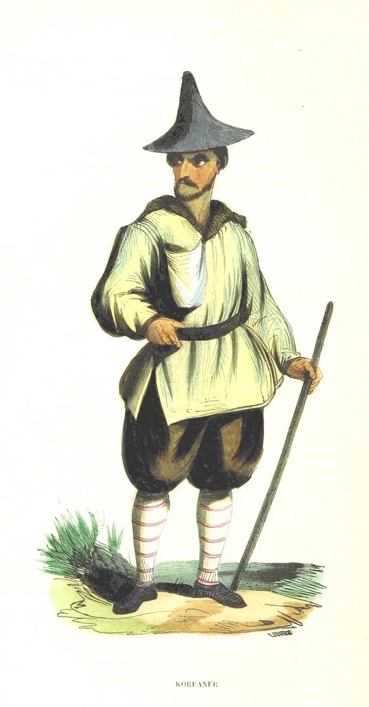 An illustration from Die Völker des Erdballs nach ihrer Abstammung und Verwandtschaft, und ihren Eigenthümlichkeiten in Regierungsform, Religion, Sitte und Tracht ... Mit ... colorirten Abbildungen, 1845, leaf 170