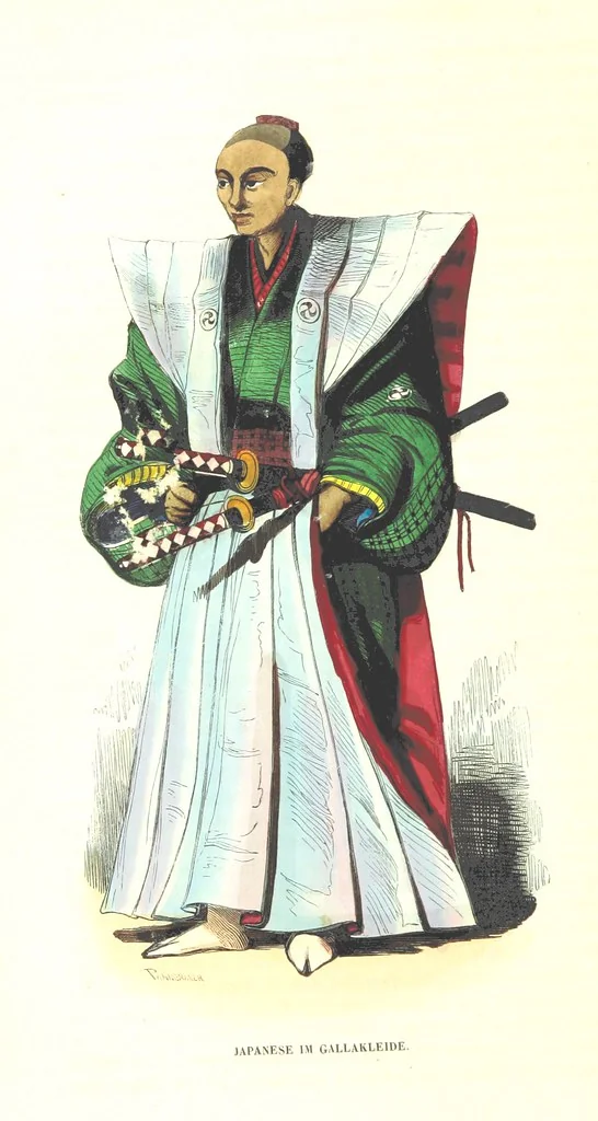 An illustration from Die Völker des Erdballs nach ihrer Abstammung und Verwandtschaft, und ihren Eigenthümlichkeiten in Regierungsform, Religion, Sitte und Tracht ... Mit ... colorirten Abbildungen, 1845, leaf 182