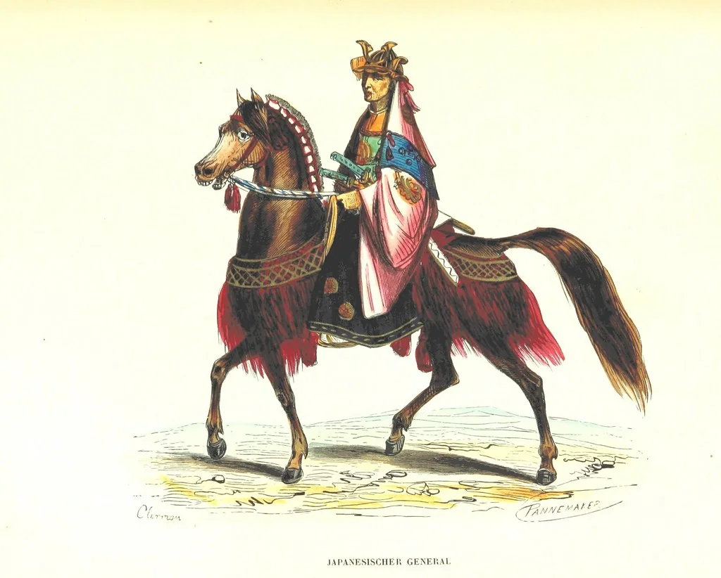 An illustration from Die Völker des Erdballs nach ihrer Abstammung und Verwandtschaft, und ihren Eigenthümlichkeiten in Regierungsform, Religion, Sitte und Tracht ... Mit ... colorirten Abbildungen, 1845, leaf 188