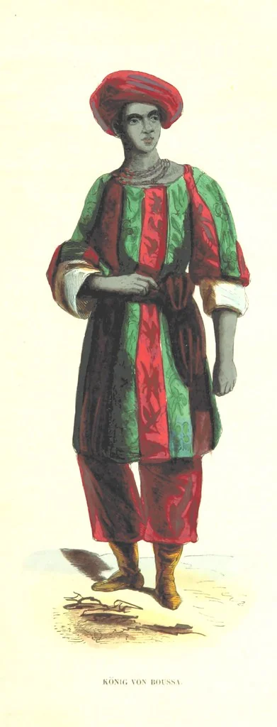 An illustration from Die Völker des Erdballs nach ihrer Abstammung und Verwandtschaft, und ihren Eigenthümlichkeiten in Regierungsform, Religion, Sitte und Tracht ... Mit ... colorirten Abbildungen, 1845, leaf 683