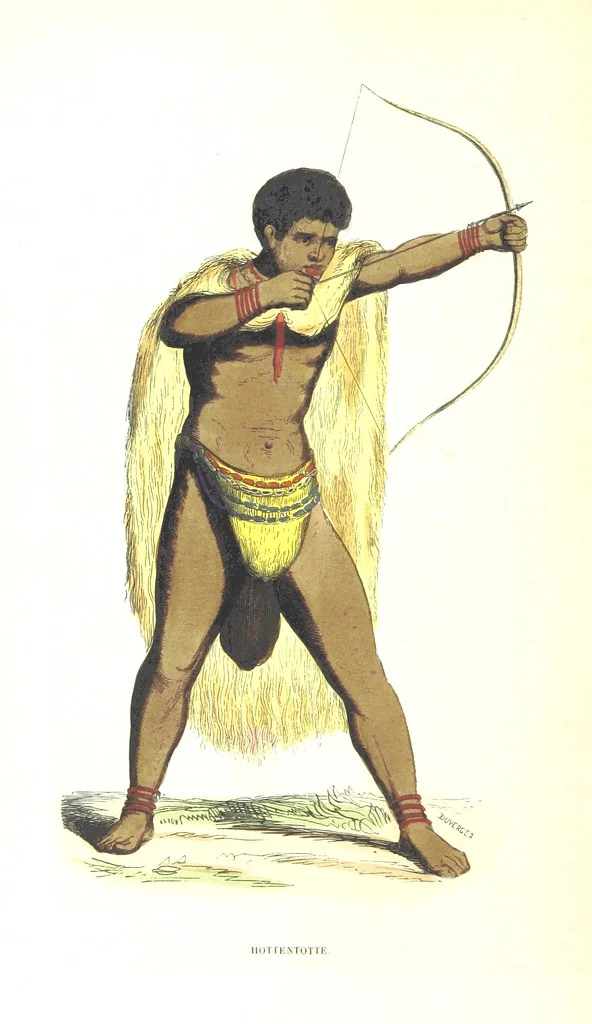An illustration from Die Völker des Erdballs nach ihrer Abstammung und Verwandtschaft, und ihren Eigenthümlichkeiten in Regierungsform, Religion, Sitte und Tracht ... Mit ... colorirten Abbildungen, 1845, leaf 722