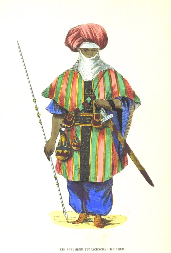 An illustration from Die Völker des Erdballs nach ihrer Abstammung und Verwandtschaft, und ihren Eigenthümlichkeiten in Regierungsform, Religion, Sitte und Tracht ... Mit ... colorirten Abbildungen, 1845, leaf 784