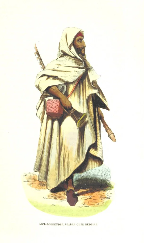 An illustration from Die Völker des Erdballs nach ihrer Abstammung und Verwandtschaft, und ihren Eigenthümlichkeiten in Regierungsform, Religion, Sitte und Tracht ... Mit ... colorirten Abbildungen, 1845, leaf 797