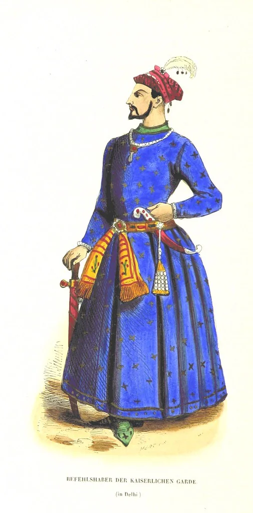 An illustration from Die Völker des Erdballs nach ihrer Abstammung und Verwandtschaft, und ihren Eigenthümlichkeiten in Regierungsform, Religion, Sitte und Tracht ... Mit ... colorirten Abbildungen, 1845, leaf 964