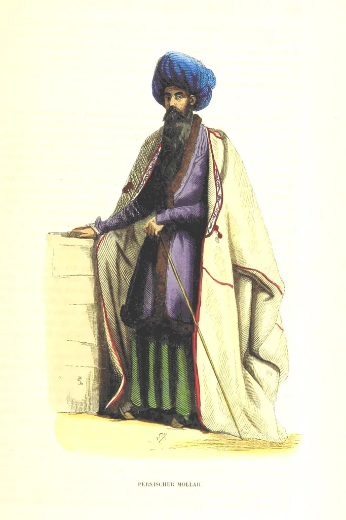 An illustration from Die Völker des Erdballs nach ihrer Abstammung und Verwandtschaft, und ihren Eigenthümlichkeiten in Regierungsform, Religion, Sitte und Tracht ... Mit ... colorirten Abbildungen, 1845, leaf 985