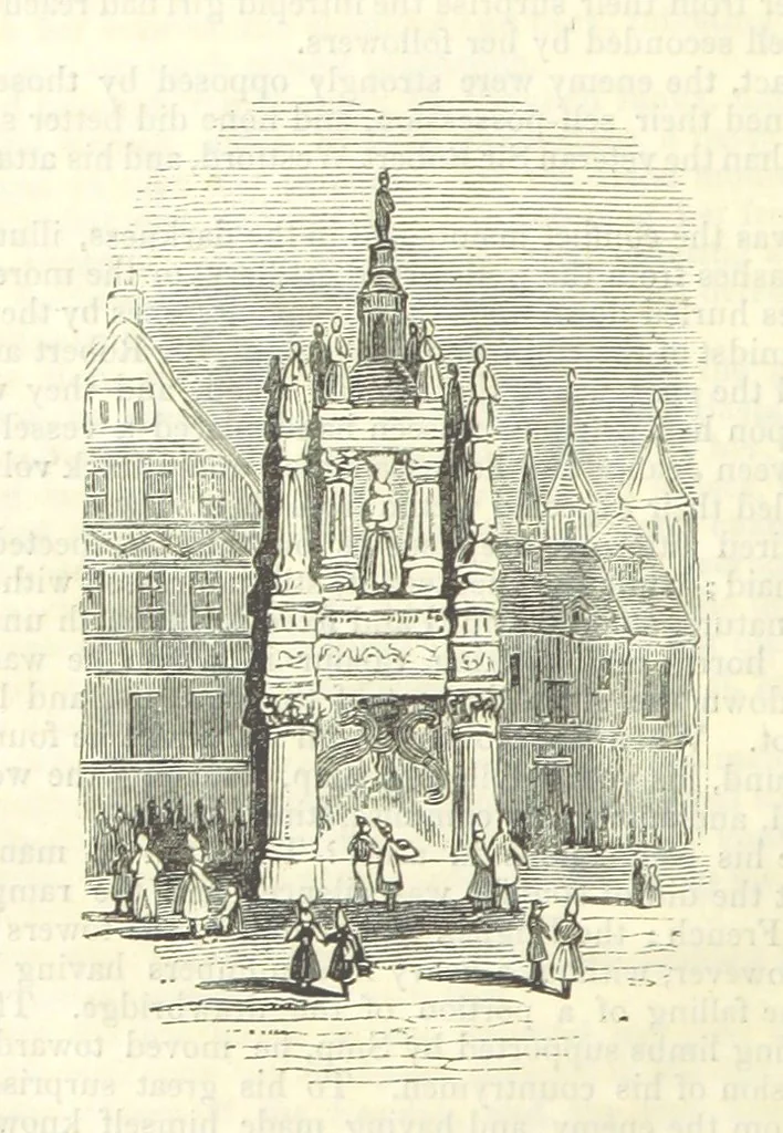 An illustration from The Blind Beggar of Bethnal-Green and Pretty Bessy. [A novel, 1848, leaf 102