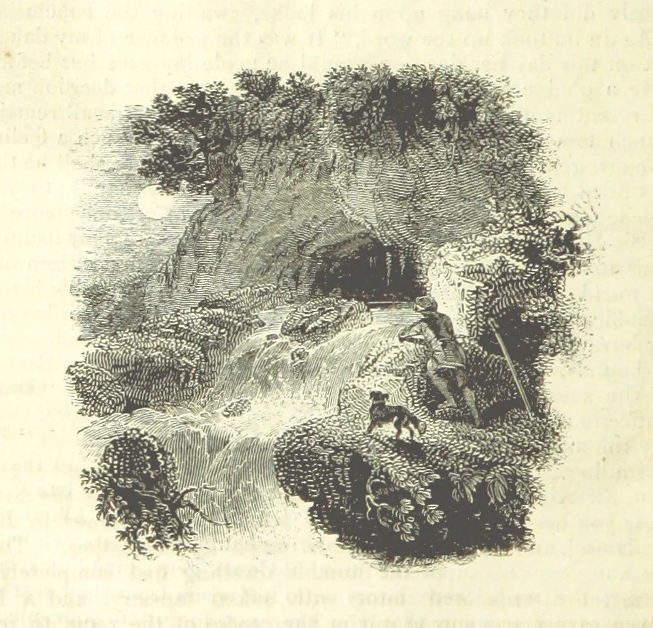 An illustration from The Blind Beggar of Bethnal-Green and Pretty Bessy. [A novel, 1848, leaf 186
