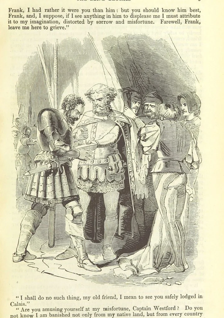 An illustration from The Blind Beggar of Bethnal-Green and Pretty Bessy. [A novel, 1848, leaf 19