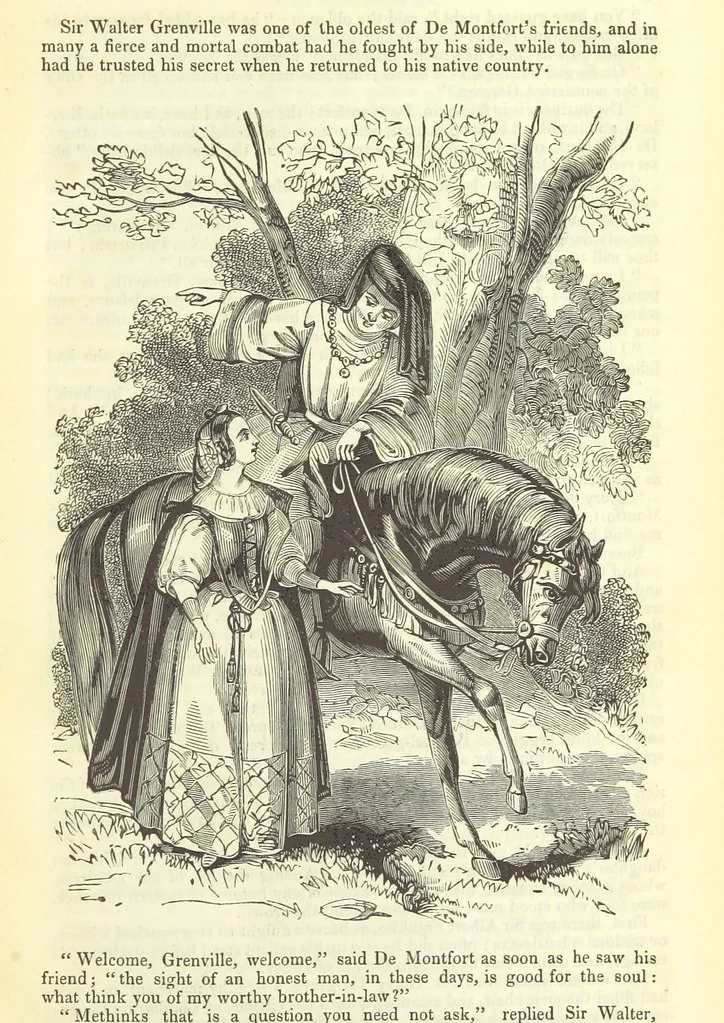 An illustration from The Blind Beggar of Bethnal-Green and Pretty Bessy. [A novel, 1848, leaf 27