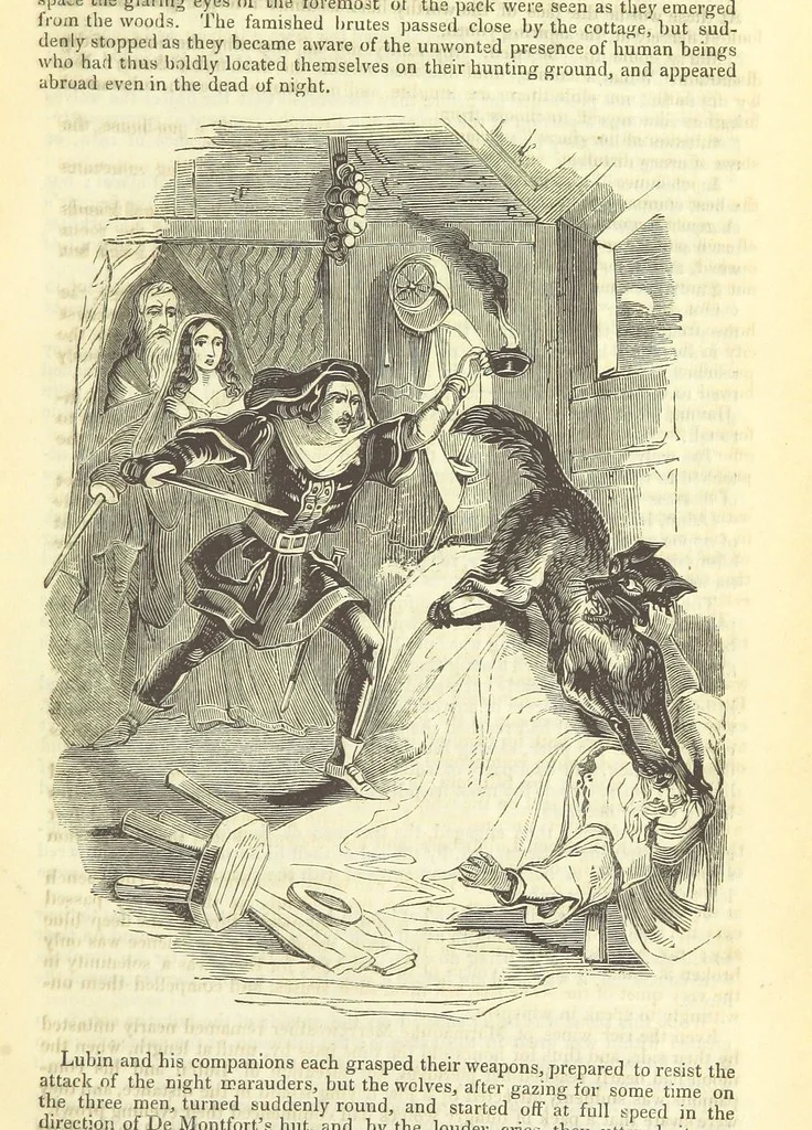 An illustration from The Blind Beggar of Bethnal-Green and Pretty Bessy. [A novel, 1848, leaf 51