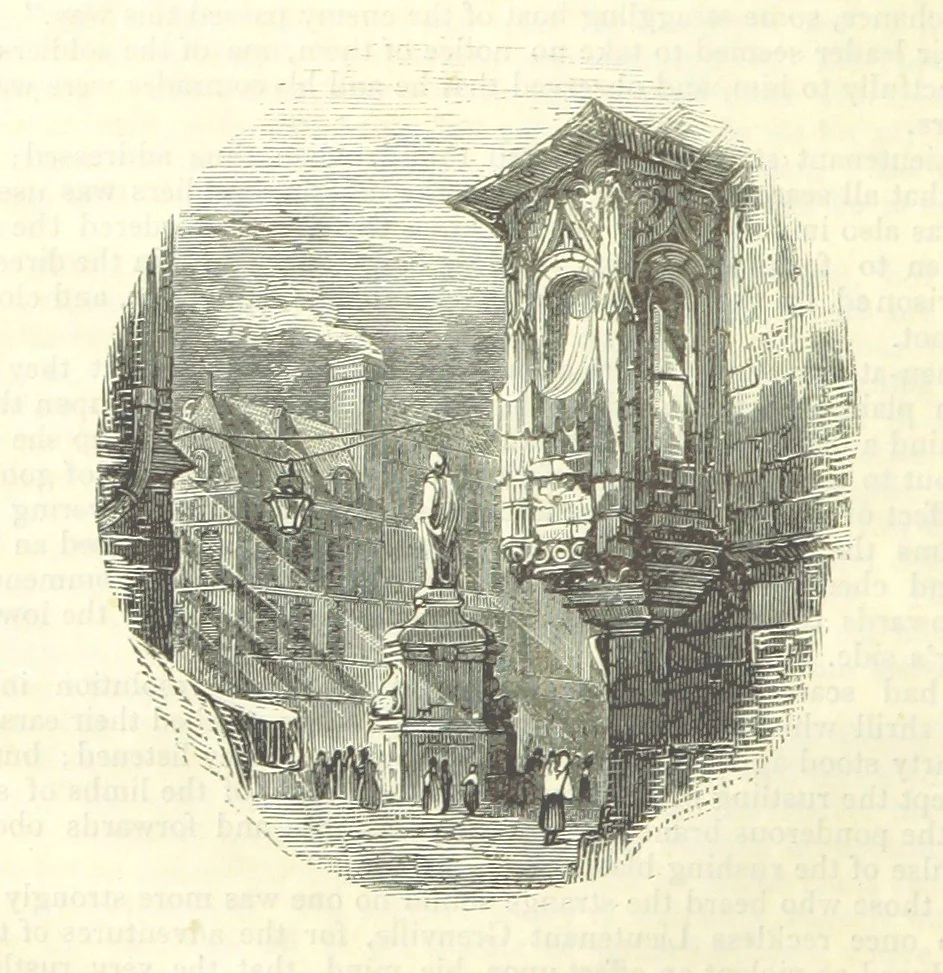 An illustration from The Blind Beggar of Bethnal-Green and Pretty Bessy. [A novel, 1848, leaf 94